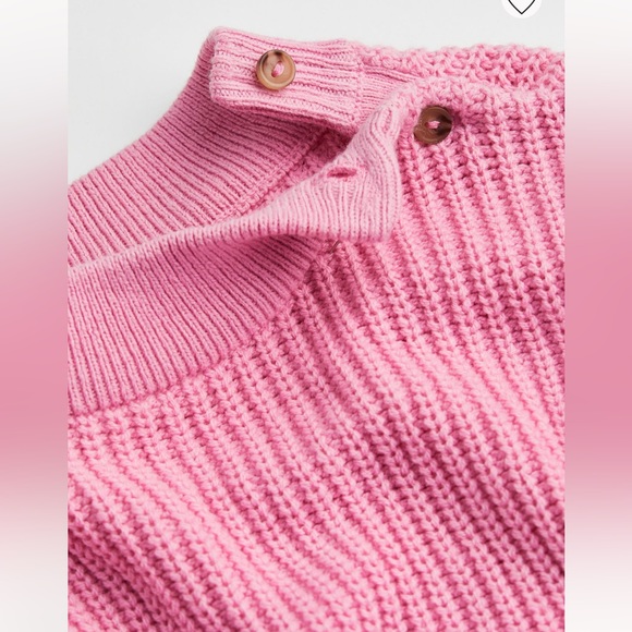 NEW H&M bundle Pink Sweater Matching Set + Maroon Waffle matching set - 6 months - Picture 4 of 8
